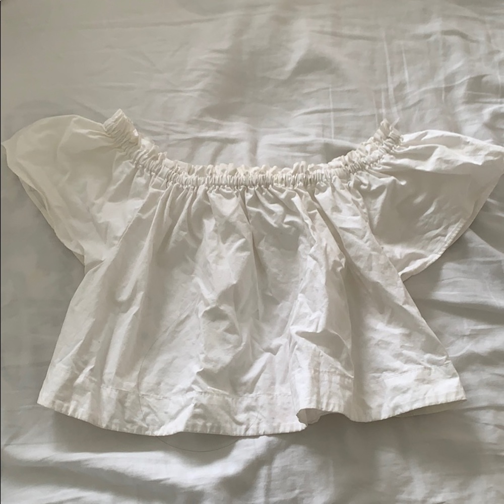 Aritzia Wilfred Peasant off shoulder top XS
